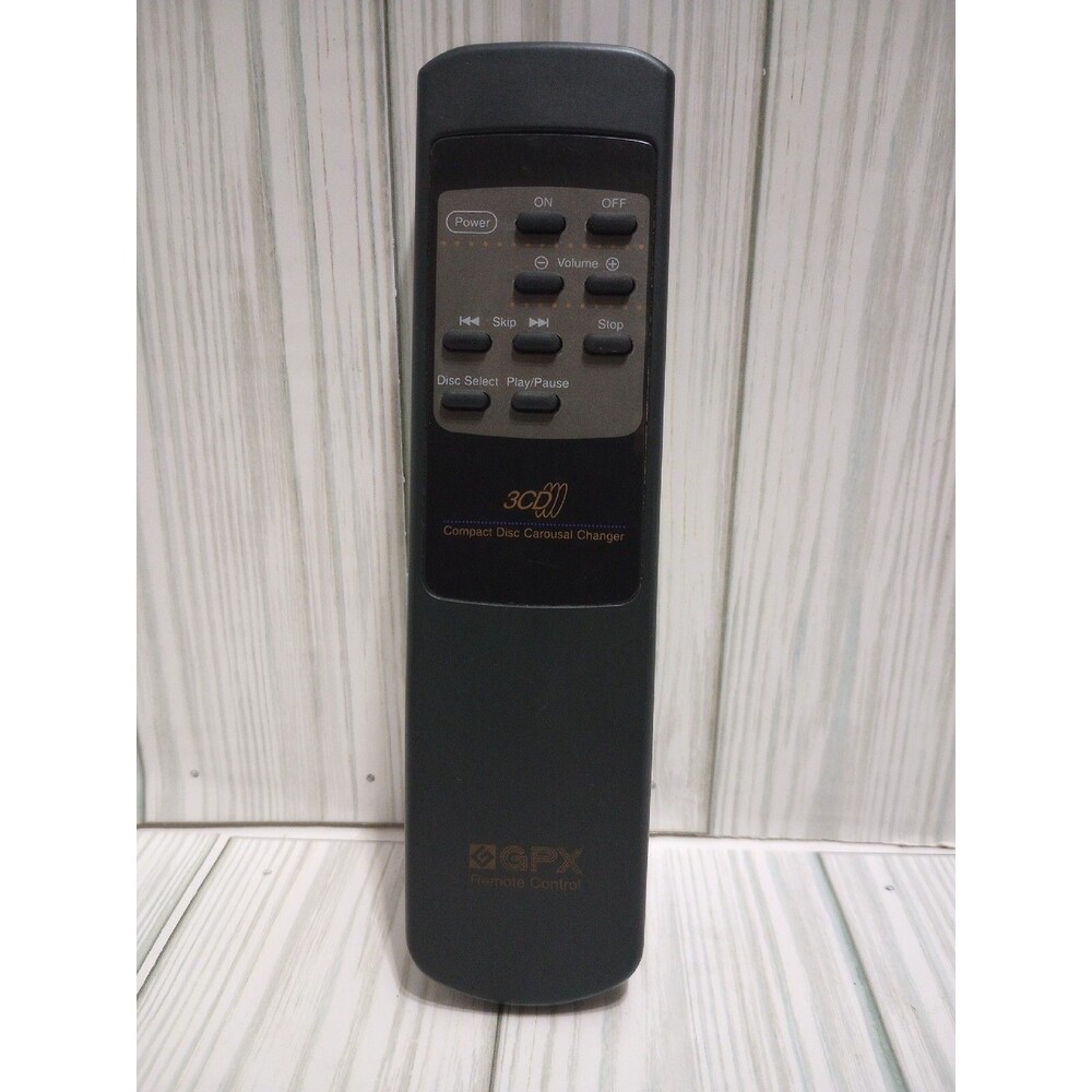 GPX 3CD Compact Disc Carousel Changer Remote control